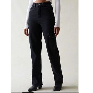 PacSun | Black 90s Boyfriend Cargo Jean